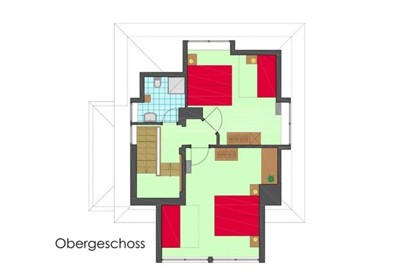 Villa Schnuck - Das Rote Ferienhaus Bad Gastein Eksteriør bilde
